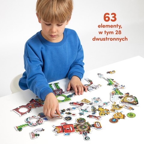 Puzzle kreatywne 63 elementy - Robot Lab Puzzle kreatywne 63 elementy - Robot Lab