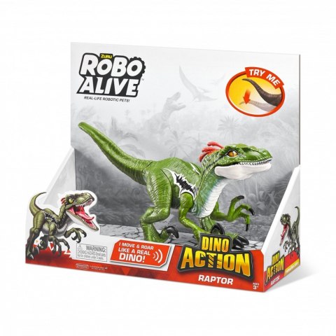 Figurka interaktywna Dino Action seria 1 Raptor Figurka interaktywna Dino Action seria 1 Raptor