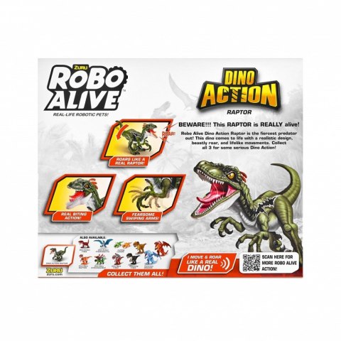 Figurka interaktywna Dino Action seria 1 Raptor Figurka interaktywna Dino Action seria 1 Raptor