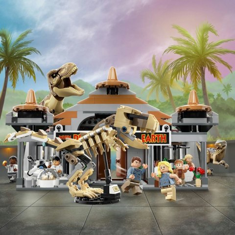 Klocki Jurassic World 76961 Centrum dla odwiedzających: atak tyranozaura i raptora Klocki Jurassic World 76961 Centrum dla odwiedzających: atak tyranozaura i raptora