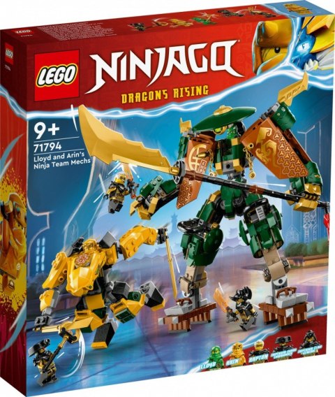 Klocki Ninjago 71794 Drużyna mechów ninja Lloyda i Arina Klocki Ninjago 71794 Drużyna mechów ninja Lloyda i Arina