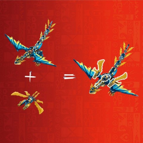 Klocki Ninjago 71796 Smok żywiołu kontra mech cesarzowej Klocki Ninjago 71796 Smok żywiołu kontra mech cesarzowej