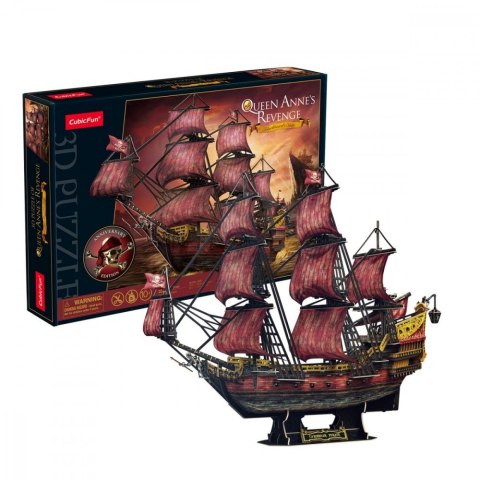 Puzzle 3D Zemsta Królowej Anny - Wersja Jubileuszowa Puzzle 3D Zemsta Królowej Anny - Wersja Jubileuszowa