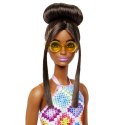 Barbie Fashionistas Lalka w kolorowej sukience Barbie Fashionistas Lalka w kolorowej sukience