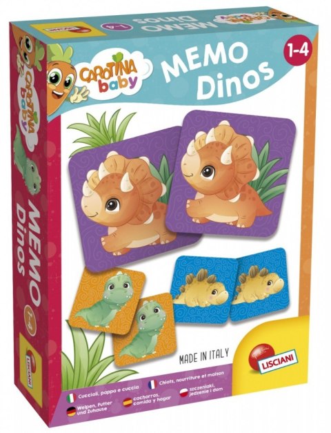Gra pamięciowa Carotina Baby Dinozaury Gra pamięciowa Carotina Baby Dinozaury