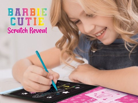 Książeczka Barbie zdrapywanka i szkicownik Książeczka Barbie zdrapywanka i szkicownik