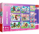 Puzzle 10w1 W świecie Gabi Gabby Dollhouse Puzzle 10w1 W świecie Gabi Gabby Dollhouse