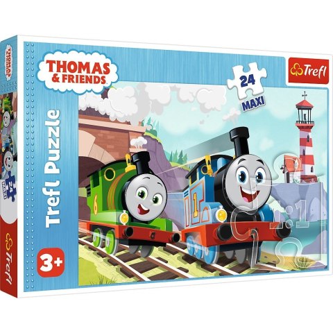 Puzzle 24 Maxi Tomek i Percy na torach Thomas and Friends Puzzle 24 Maxi Tomek i Percy na torach Thomas and Friends