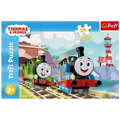 Puzzle 24 Maxi Tomek i Percy na torach Thomas and Friends Puzzle 24 Maxi Tomek i Percy na torach Thomas and Friends