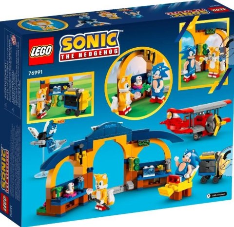 Klocki Sonic 76991 Tails z warsztatem i samolot Tornado Klocki Sonic 76991 Tails z warsztatem i samolot Tornado