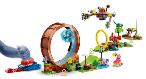 Klocki Sonic 76994 Wyzwanie z pętlą w Green Hill Klocki Sonic 76994 Wyzwanie z pętlą w Green Hill