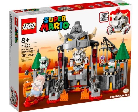 Klocki Super Mario 71423 Walka w zamku Dry Bowsera - zestaw rozszerzający Klocki Super Mario 71423 Walka w zamku Dry Bowsera - zestaw rozszerzający