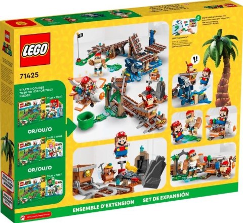 Klocki Super Mario 71425 Przejażdżka wagonikiem Diddy Konga - zestaw rozszerzający Klocki Super Mario 71425 Przejażdżka wagonikiem Diddy Konga - zestaw rozszerzający