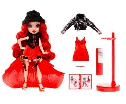 Lalka Rainbow High Fantastic Fashion Doll- RED - Ruby Anderson Lalka Rainbow High Fantastic Fashion Doll- RED - Ruby Anderson