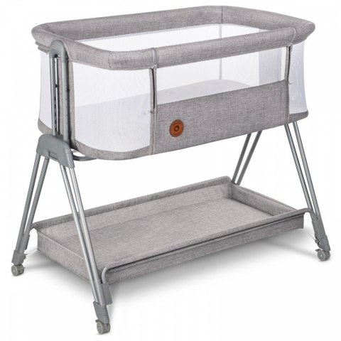 Łóżeczko dostawne Luna Grey Concrete 2 w 1 Łóżeczko dostawne Luna Grey Concrete 2 w 1