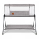 Łóżeczko dostawne Luna Grey Concrete 2 w 1