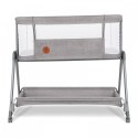 Łóżeczko dostawne Luna Grey Concrete 2 w 1