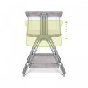 Łóżeczko dostawne Luna Grey Concrete 2 w 1