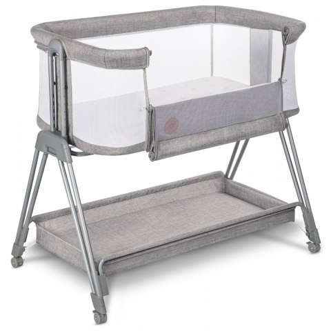 Łóżeczko dostawne Luna Grey Concrete 2 w 1 Łóżeczko dostawne Luna Grey Concrete 2 w 1