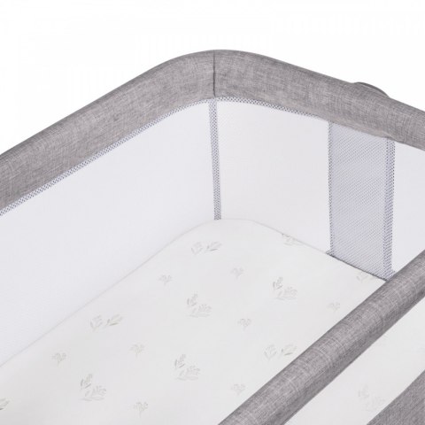 Łóżeczko dostawne Luna Grey Concrete 2 w 1 Łóżeczko dostawne Luna Grey Concrete 2 w 1