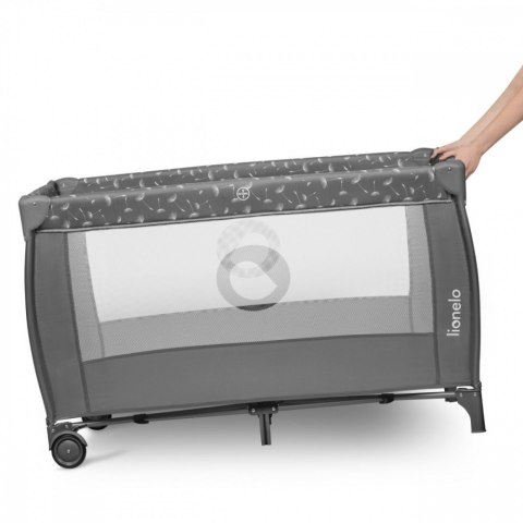 Łóżeczko turystyczne Stefi Plus Grey White Łóżeczko turystyczne Stefi Plus Grey White