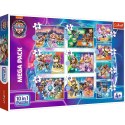 Puzzle 10w1 Wesoły dzień piesków Psi Patrol Paw Patrol Puzzle 10w1 Wesoły dzień piesków Psi Patrol Paw Patrol