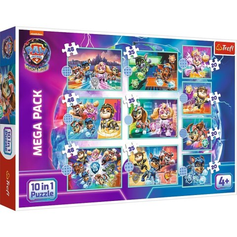 Puzzle 10w1 Wesoły dzień piesków Psi Patrol Paw Patrol Puzzle 10w1 Wesoły dzień piesków Psi Patrol Paw Patrol