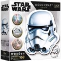 Puzzle 160 elementów Puzzle drewniane konturowe Hełm Szturmowca Puzzle 160 elementów Puzzle drewniane konturowe Hełm Szturmowca
