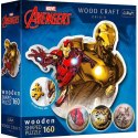 Puzzle 160 elementów Puzzle drewniane konturowe Odważny Iron Man Puzzle 160 elementów Puzzle drewniane konturowe Odważny Iron Man
