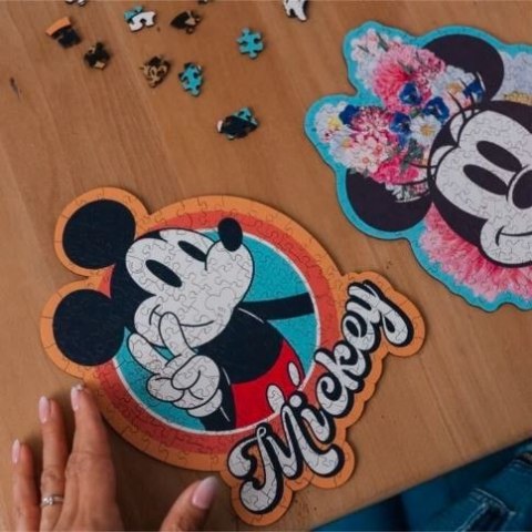 Puzzle 160 elementów Puzzle drewniane konturowe Stylowa Minnie Mouse Puzzle 160 elementów Puzzle drewniane konturowe Stylowa Minnie Mouse