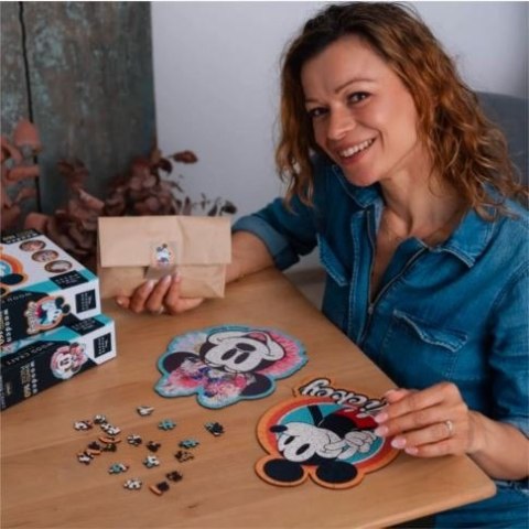 Puzzle 160 elementów Puzzle drewniane konturowe Stylowa Minnie Mouse Puzzle 160 elementów Puzzle drewniane konturowe Stylowa Minnie Mouse