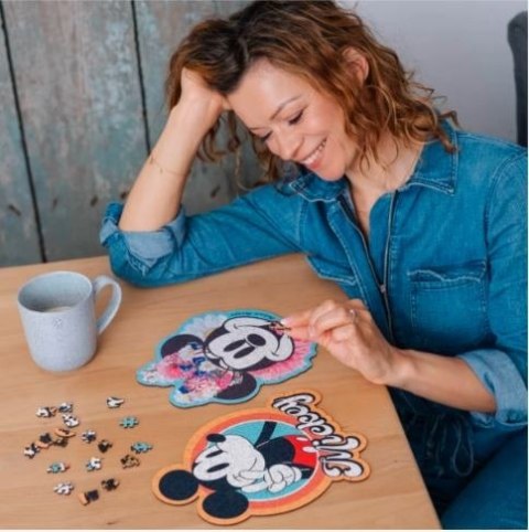 Puzzle 160 elementów Puzzle drewniane konturowe Stylowa Minnie Mouse Puzzle 160 elementów Puzzle drewniane konturowe Stylowa Minnie Mouse