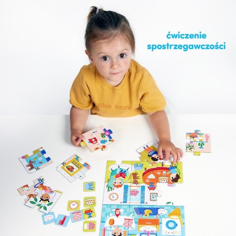 Puzzle Co robimy w domu 24 elementy Puzzle Co robimy w domu 24 elementy