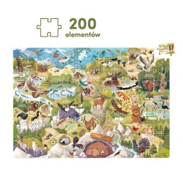 Puzzle Dzikie puzzle - Parki Narodowe 200 elementów