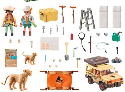 Zestaw z figurkami Wiltopia 71293 Z samochodem terenowym wśród lwów Zestaw z figurkami Wiltopia 71293 Z samochodem terenowym wśród lwów
