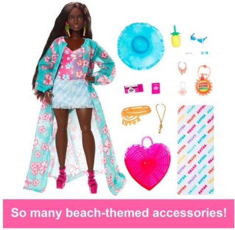 Lalka BARBIE Extra Fly plażowa Lalka BARBIE Extra Fly plażowa