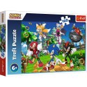 Puzzle 160 elementów Sonic i przyjaciele Puzzle 160 elementów Sonic i przyjaciele