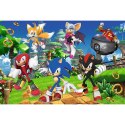Puzzle 160 elementów Sonic i przyjaciele Puzzle 160 elementów Sonic i przyjaciele