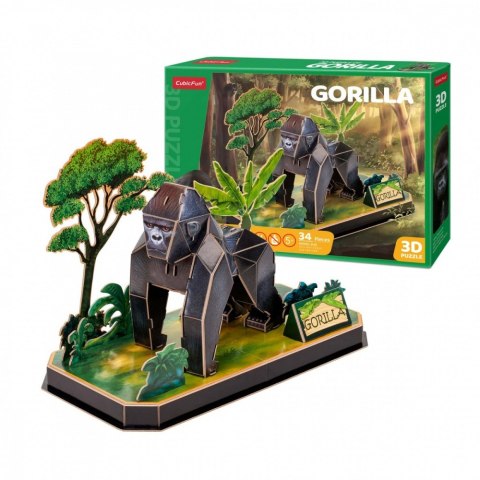 Puzzle 3D Zwierzęta - Goryl Puzzle 3D Zwierzęta - Goryl