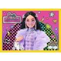 Puzzle 4w1 Barbie wesoły świat Puzzle 4w1 Barbie wesoły świat