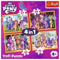 Puzzle 4w1 Poznaj kucyki Pony Puzzle 4w1 Poznaj kucyki Pony