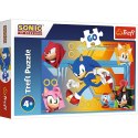Puzzle 60 elementów Sonic w akcji Puzzle 60 elementów Sonic w akcji