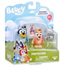 Zestaw figurek Bluey 2pak zabawa w fotografa Zestaw figurek Bluey 2pak zabawa w fotografa
