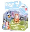 Zestaw figurek Bluey 2pak zabawa w fotografa Zestaw figurek Bluey 2pak zabawa w fotografa