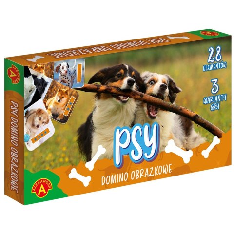 Gra Domino obrazkowe. Psy Gra Domino obrazkowe. Psy