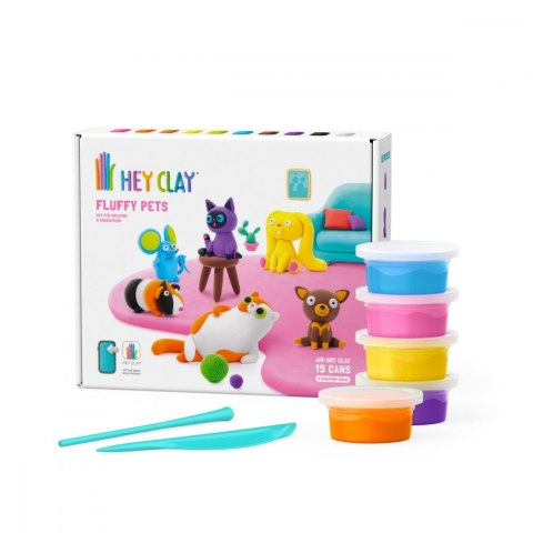 Hey Clay Masa plastyczna Puchate zwierzaki Hey Clay Masa plastyczna Puchate zwierzaki
