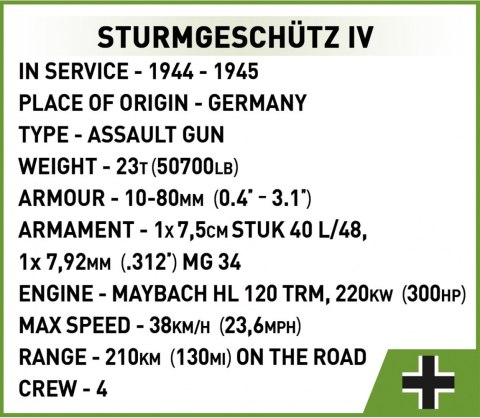 Klocki Sturmgeschutz IV Sd.Kfz. 167 Klocki Sturmgeschutz IV Sd.Kfz. 167