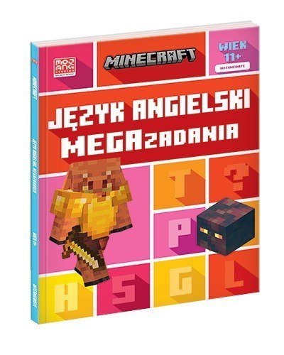 Książeczka Minecraft. Język angielski. Megazadania 11+ Książeczka Minecraft. Język angielski. Megazadania 11+