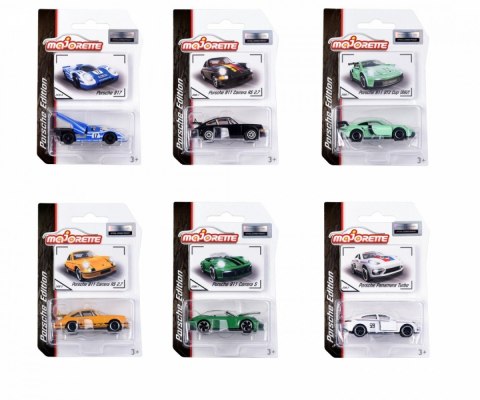 Pojazd Majorette Porsche Premium Cars 6 rodzajów mix Pojazd Majorette Porsche Premium Cars 6 rodzajów mix