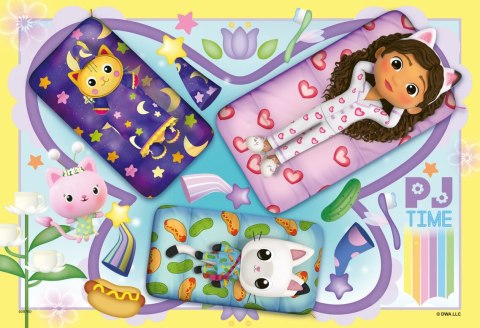 Puzzle 2x12 elementów Koci Domek Gabi Puzzle 2x12 elementów Koci Domek Gabi